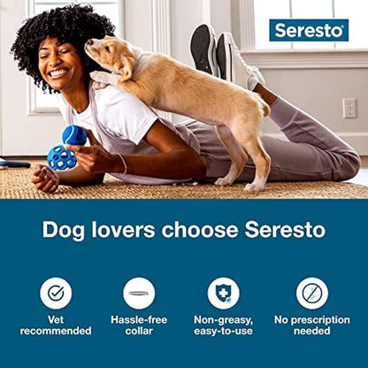 Seresto Small Dog Flea & Tick Collar – 8 Month Vet-Recommended Protection